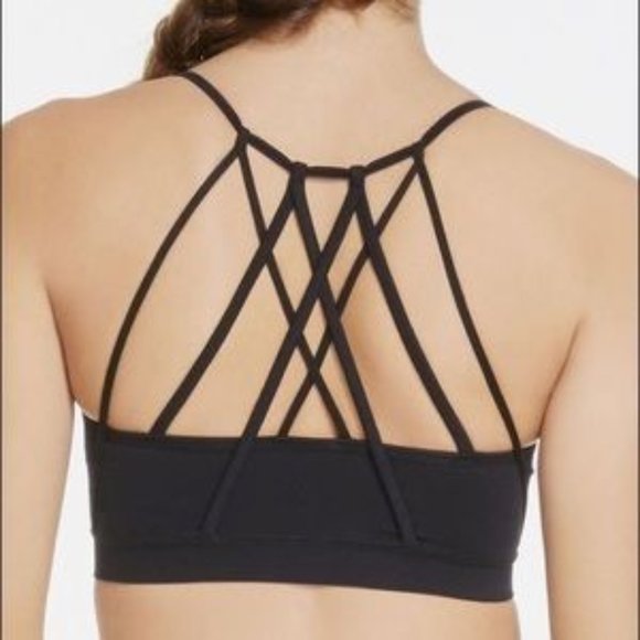 Fabletics Other - Fabletics Strappy Back Cami Dash Sports Bra Black
